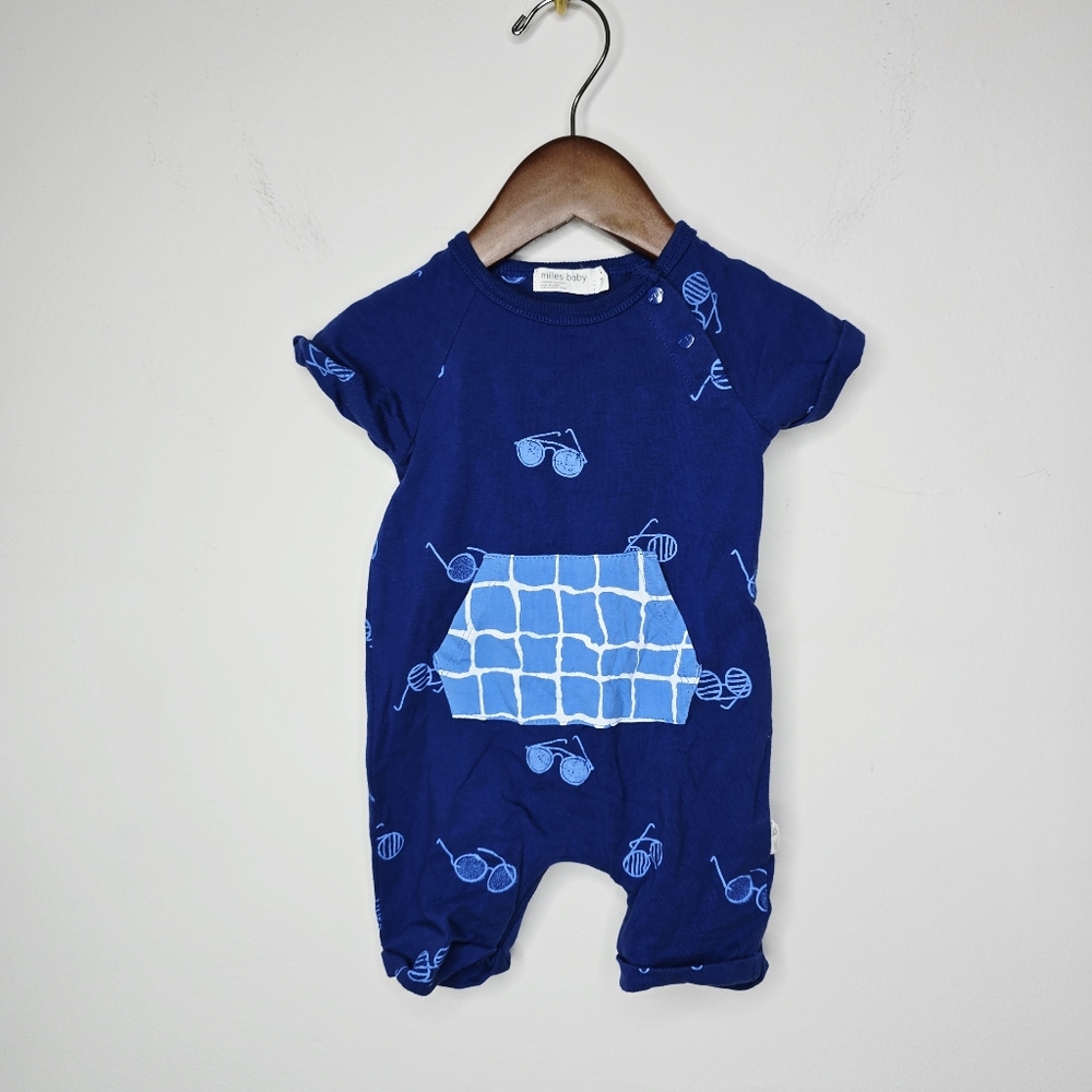 Miles Baby Sunglasses Romper Size 3 Months